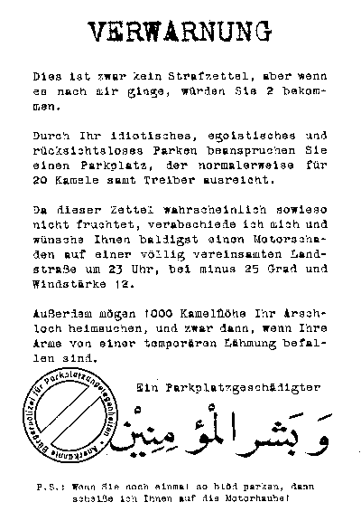 Strafzettel